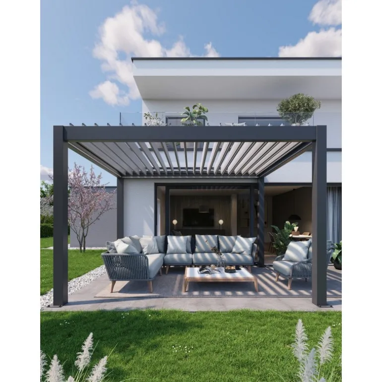 Pergola in Metallo Biohort 3.5x3 m