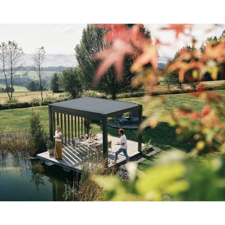 Pergola in Metallo Biohort 3.5x3.5 m