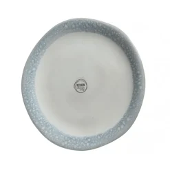 Piatto in Terracotta con Bordo Lucido Blu 28 cm