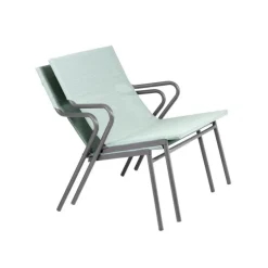 Poltrona Bassa imbottita VENCE LaFuma LFM5274 Mistral/Titane