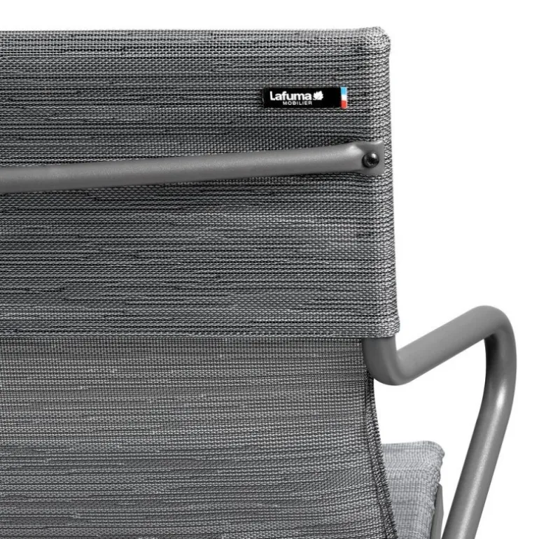 Poltrona Bassa imbottita VENCE LaFuma LFM5274 Obsidian/Titane