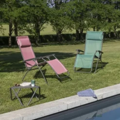 Poltrona Reclinabile Sdraio R CLIP LaFuma LFM4020 Cerisier/Titane