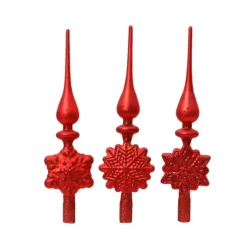 Puntale per Albero di Natale in Vetro Pezzo Singolo