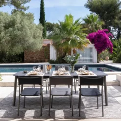 Sedia Impilabile con Braccioli ORON LaFuma LFM5273 Silver