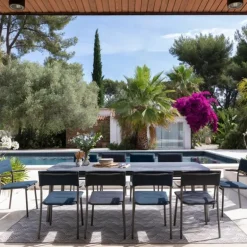 Sedia Impilabile con Braccioli ORON LaFuma LFM5273 Dark Grey