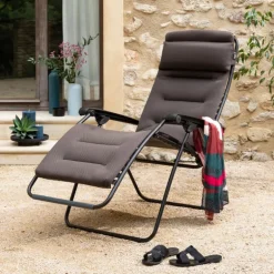 Sedia Poltrona Reclinabile Sdraio RSX CLIP AirComfort LaFuma LFM2058 Taupe