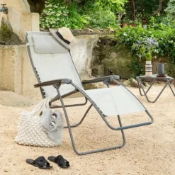 Sedia Poltrona Reclinabile Sdraio RSXA CLIP LaFuma LFM2055 Seigle II