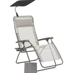 Set Poltrona Reclinabile Sdraio RELAX ZEN EDITION LaFuma LFM5367 Seigle II/Titane