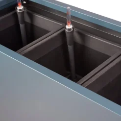 Sistema di Irrigazione Automatica per Fioriera in Metallo Herstera 100x40x80 cm/100x40x115 cm