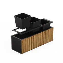 Sistema di Irrigazione Automatica per Fioriera in Metallo DECO Herstera 150x50x50 cm