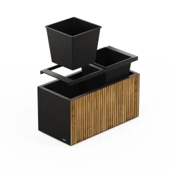 Sistema di Irrigazione Automatica per Fioriera in Metallo DECO Planter 100x50x50 cm
