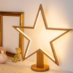 Stella con Base H55cm LED BIANCO CALDO