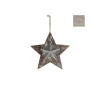 Stella Da Appendere Media In Legno E Latta