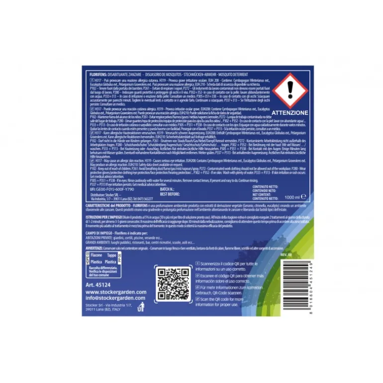 Stocker Florifens disabituante zanzare 1 L