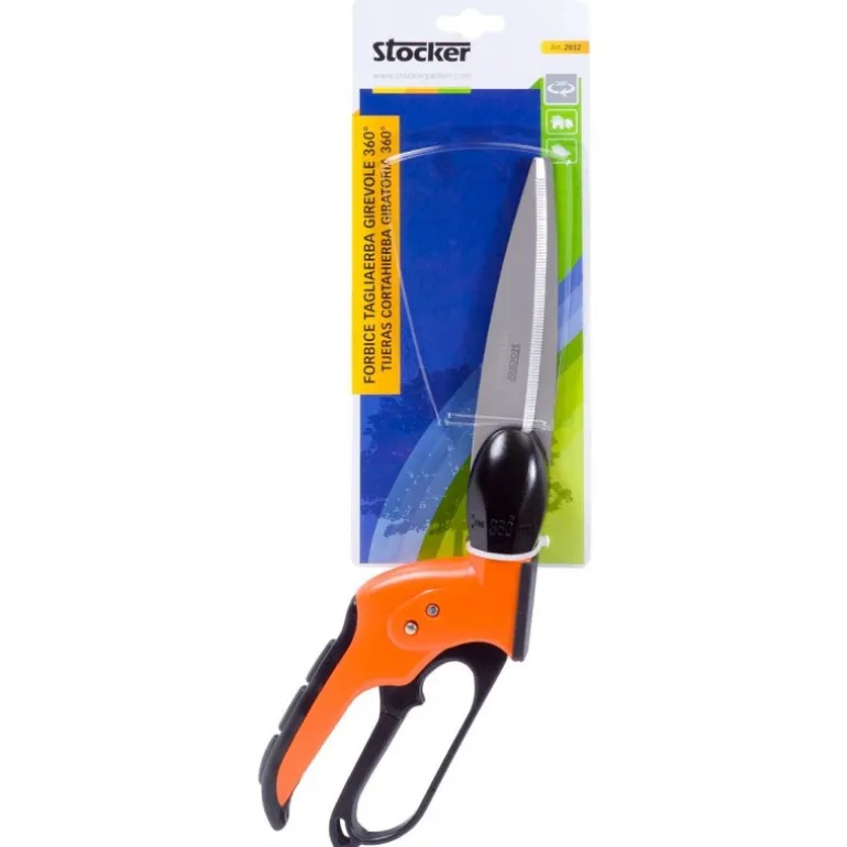 Stocker Forbice tagliaerba girevole 360° 34 cm