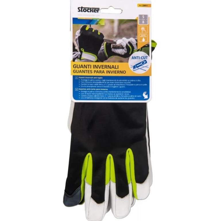 Stocker Guanti invernali touch anti taglio, mis. 8/S