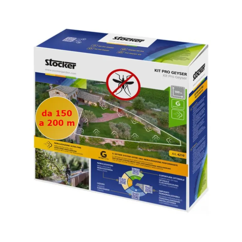 Stocker KIT per Geyser Pro per Giardino da 150 a 200 m