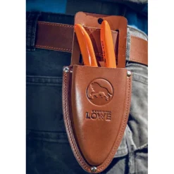 Stocker LÖWE Fodero in pelle per forbici