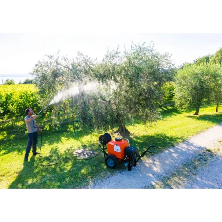 Stocker Pompa a carriola a batteria 100 l