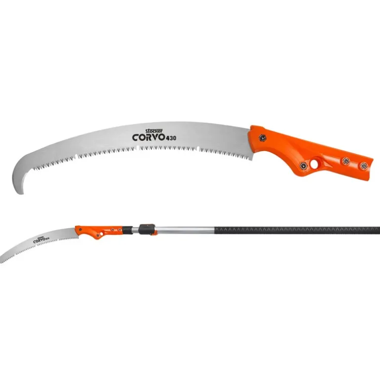 Stocker Seghetto Corvo 430 TC con manico telescopico 195 - 310cm