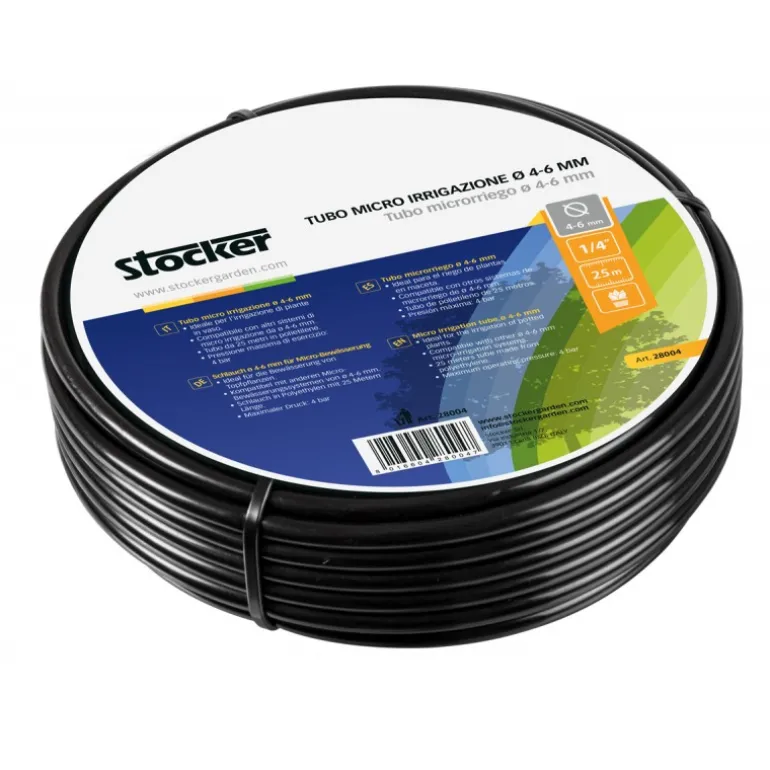 Stocker Tubo micro irrigazione Ø 4-6 mm 25 m