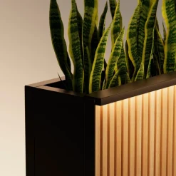 Supporto Magnetico Herstera per Luci colore Antracite per Fioriere DECO 100x7x3cm