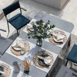 Tavolo da giardino allungabile ORON 170/205x100 cm LaFuma LFM5322 Fusain/Titane