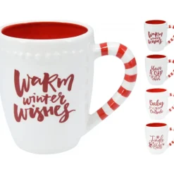 Tazza di Natale in Ceramica 11 cm. Pezzo Singolo