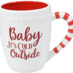 Tazza di Natale in Ceramica 11 cm. Pezzo Singolo