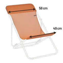 Tela di ricambio per MAXI-TRANSAT 62 cm LaFuma LFM2655 Clémentine