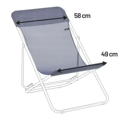 Tela di ricambio per MAXI-TRANSAT 62 cm LaFuma LFM2655 Océan II