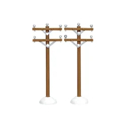 Telephone Poles Set of 2 Cod. 64461