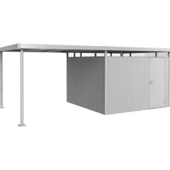 Tettoia Laterale L per Casetta in Metallo HIGHLINE Biohort