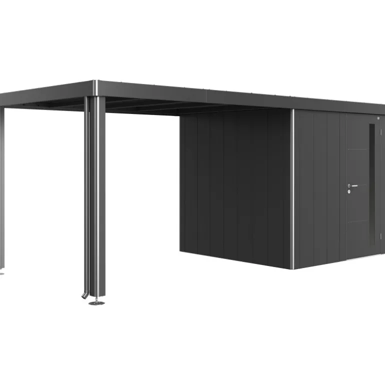 Tettoia Laterale per Casetta in Metallo NEO Biohort