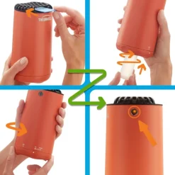 Thermacell MINI HALO Dispositivo Antizanzare colore Arancione Canyon
