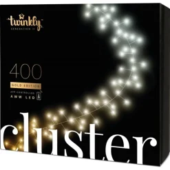 Twinkly CLUSTER Luci di Natale Smart 400 Led AWW II Generazione